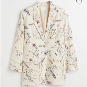H&M Oversized Floral Jacket